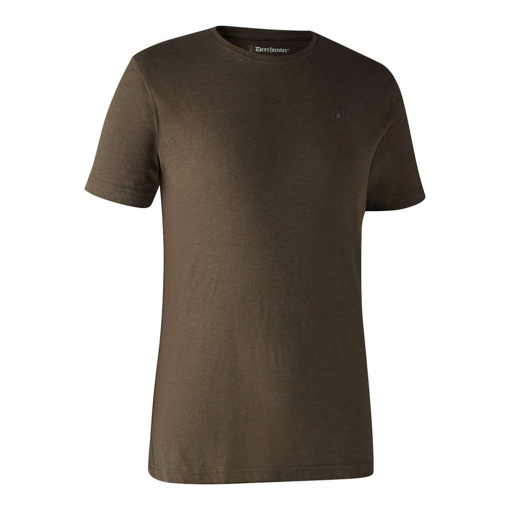 Футболка DeerHunter Basic 2-Pack (572 Brown Leaf Melange) Фото 3